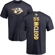 Cody McLeod Nashville Predators Backer T-Shirt - Navy