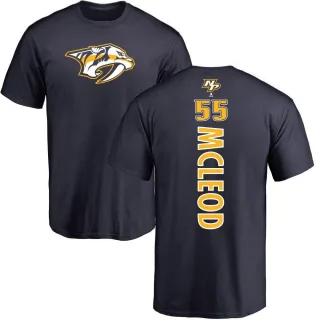 Cody McLeod Nashville Predators Backer T-Shirt - Navy