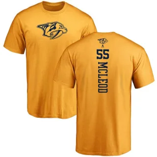 Cody McLeod Nashville Predators One Color Backer T-Shirt - Gold