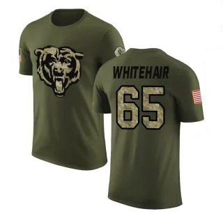 Cody Whitehair Chicago Bears Olive Salute to Service Legend T-Shirt