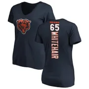 Cody Whitehair Women's Chicago Bears Backer Slim Fit T-Shirt - Navy