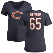 Cody Whitehair Women's Chicago Bears Name & Number Logo Slim Fit T-Shirt - Navy