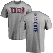 Colby Cave Edmonton Oilers Backer T-Shirt - Ash