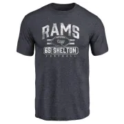 Coleman Shelton Los Angeles Rams Flanker Tri-Blend T-Shirt - Navy