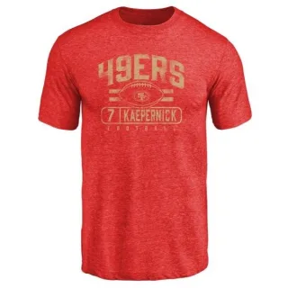 Colin Kaepernick San Francisco 49ers Flanker Tri-Blend T-Shirt - Red