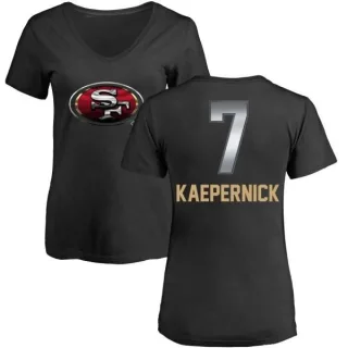 Colin Kaepernick Women's San Francisco 49ers Midnight Mascot T-Shirt - Black