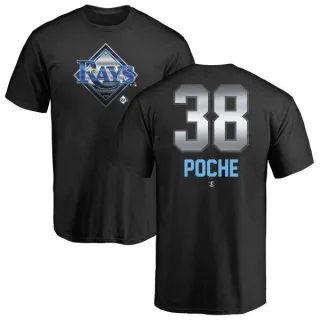 Colin Poche Tampa Bay Rays Midnight Mascot T-Shirt - Black