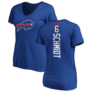 Colton Schmidt Women's Buffalo Bills Backer Slim Fit T-Shirt - Royal