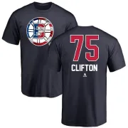 Connor Clifton Boston Bruins Name and Number Banner Wave T-Shirt - Navy