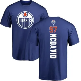 Connor McDavid Edmonton Oilers Backer T-Shirt - Royal