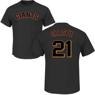 Conor Gillaspie San Francisco Giants Name & Number T-Shirt - Black