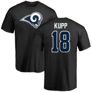 Cooper Kupp Los Angeles Rams Name & Number Logo T-Shirt - Black