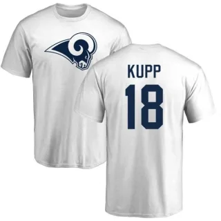 Cooper Kupp Los Angeles Rams Name & Number Logo T-Shirt - White