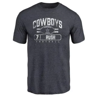 Cooper Rush Dallas Cowboys Flanker Tri-Blend T-Shirt - Navy