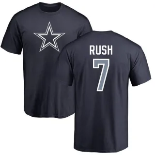 Cooper Rush Dallas Cowboys Name & Number Logo T-Shirt - Navy
