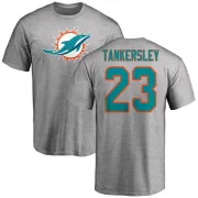 Cordrea Tankersley Miami Dolphins Name & Number Logo T-Shirt - Ash