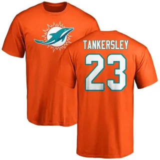 Cordrea Tankersley Miami Dolphins Name & Number Logo T-Shirt - Orange