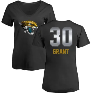 Corey Grant Women's Jacksonville Jaguars Midnight Mascot T-Shirt - Black