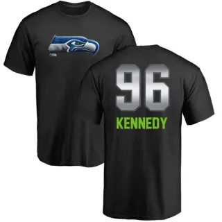 Cortez Kennedy Seattle Seahawks Midnight Mascot T-Shirt - Black