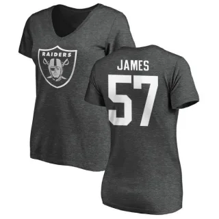 Cory James Women's Oakland Raiders One Color T-Shirt - Ash