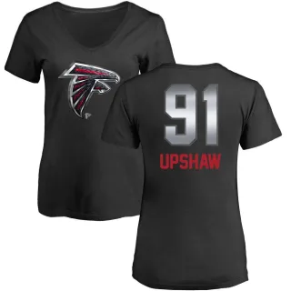 Courtney Upshaw Women's Atlanta Falcons Midnight Mascot T-Shirt - Black