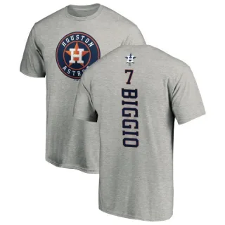 Craig Biggio Houston Astros Backer T-Shirt - Ash