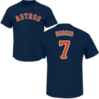 Craig Biggio Houston Astros Name & Number T-Shirt - Navy