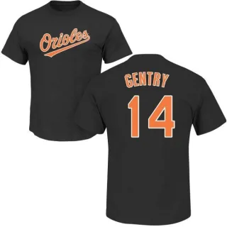 Craig Gentry Baltimore Orioles Name & Number T-Shirt - Black
