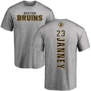 Craig Janney Boston Bruins Backer T-Shirt - Ash