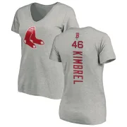 Craig Kimbrel Women's Boston Red Sox Backer Slim Fit T-Shirt - Ash