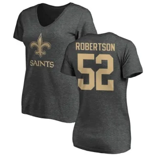 Craig Robertson Women's New Orleans Saints One Color T-Shirt - Ash