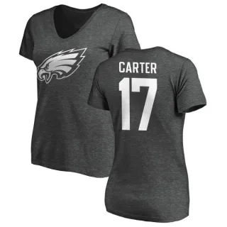 Cris Carter Women's Philadelphia Eagles One Color T-Shirt - Ash