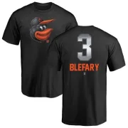 Curt Blefary Baltimore Orioles Midnight Mascot T-Shirt - Black