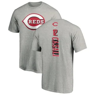 Curt Casali Cincinnati Reds Backer T-Shirt - Ash