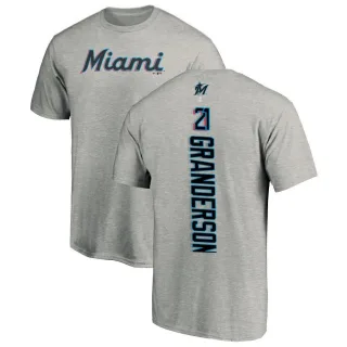 Curtis Granderson Miami Marlins Backer T-Shirt - Ash