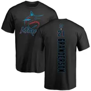 Curtis Granderson Miami Marlins Backer T-Shirt - Black