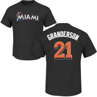 Curtis Granderson Miami Marlins Name & Number T-Shirt - Black