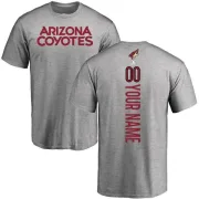 Custom Arizona Coyotes Custom Backer T-Shirt - Ash