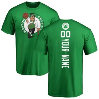 Custom Boston Celtics Kelly Green Custom Backer T-Shirt