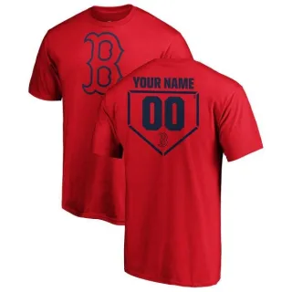 Custom Boston Red Sox Custom RBI T-Shirt - Red