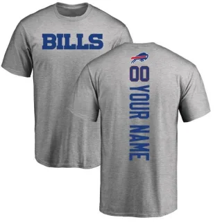 Custom Buffalo Bills Custom Backer T-Shirt - Ash