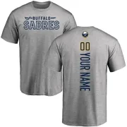 Custom Buffalo Sabres Custom Backer T-Shirt - Ash