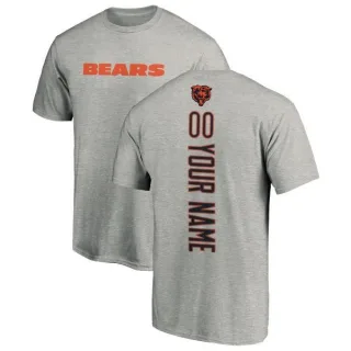 Custom Chicago Bears Custom Backer T-Shirt - Ash