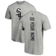 Custom Chicago White Sox Custom Backer T-Shirt - Ash