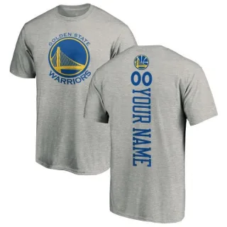 Custom Golden State Warriors Ash Custom Backer T-Shirt