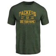 Custom Green Bay Packers Custom Flanker Tri-Blend T-Shirt - Green