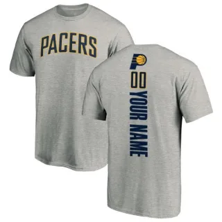 Custom Indiana Pacers Ash Custom Backer T-Shirt