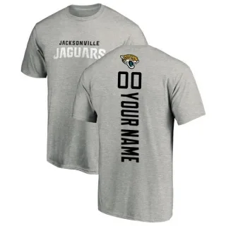 Custom Jacksonville Jaguars Custom Backer T-Shirt - Ash