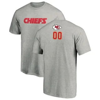 Custom Kansas City Chiefs Custom Backer T-Shirt - Ash