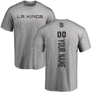 Custom Los Angeles Kings Custom Backer T-Shirt - Ash